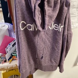 Cheetah print hoodie